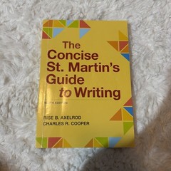 The Concise St Martins Guide to Writing – Paperback By Axelrod, Rise B –