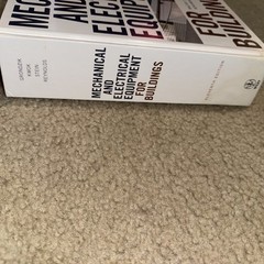 Mechanical and Electrical Equipment for Buildings Hardcover