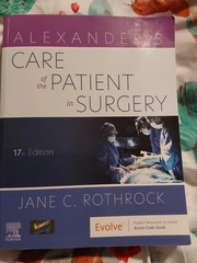Alexander’s Care of the Patient in Surgery by Jane C. Rothrock (2022, Trade…