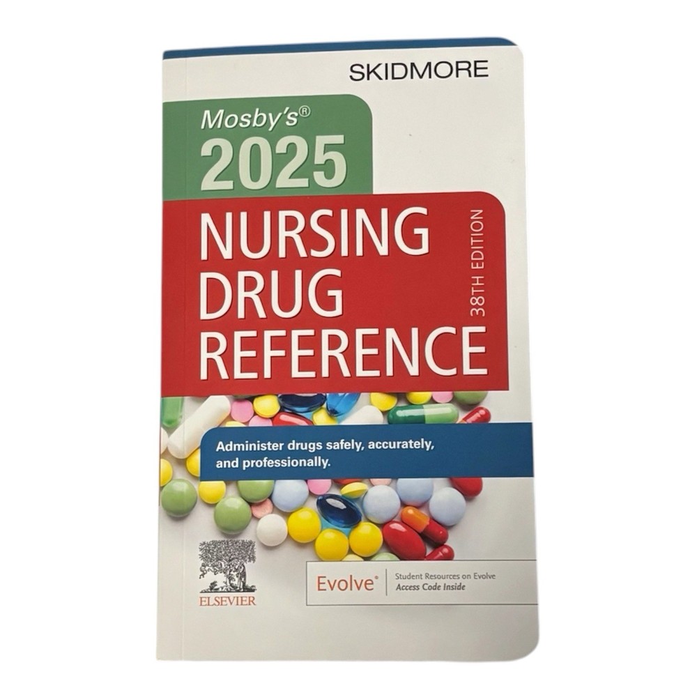 Mosby’s 2025 Nursing Drug Reference Skidmore-Roth RN MSN Paperback New