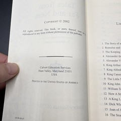 Tales from Far and Near & Tales of Long Ago Calvert School History Textbook 2002