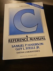 Prentice-Hall Software Ser.: C : A Reference Manual by Samuel P. Harbison III…
