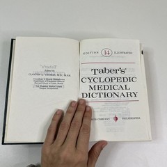 Taber’s Cyclopedic Medical Dictionary (Hardback, 1981) F A Davis Company