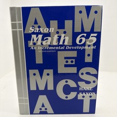 Saxon Math 65 Homeschool Student Textbook Second Edition Mathematics Book