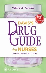 Daviss Drug Guide for Nurses by April Hazard Vallerand PAPERBACK 9781719650038