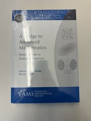 Bridge to Advanced Mathematics: From Natural to Complex Numbers Cioaba & Linde