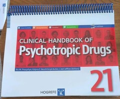 Clinical Handbook of Psychotropic Drugs -21 Spiral-bound – Excellent condition