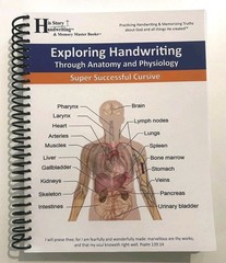 Exploring Handwriting Through Anatomy & Physiology Homeschool Curriculum Book VG