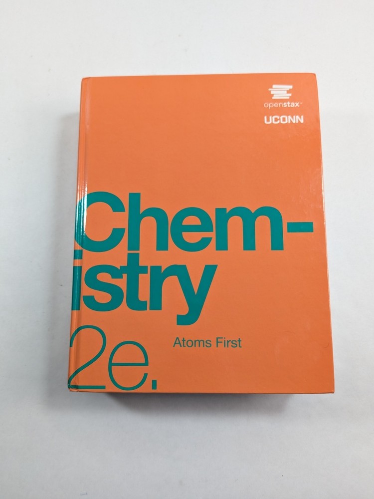OpenStax UCONN Chemistry Atoms First 2nd Edition Hardcover 2019 Color Version