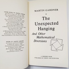 The Unexpected Hanging And Other Mathematical Diversions Book by Martin Gardner