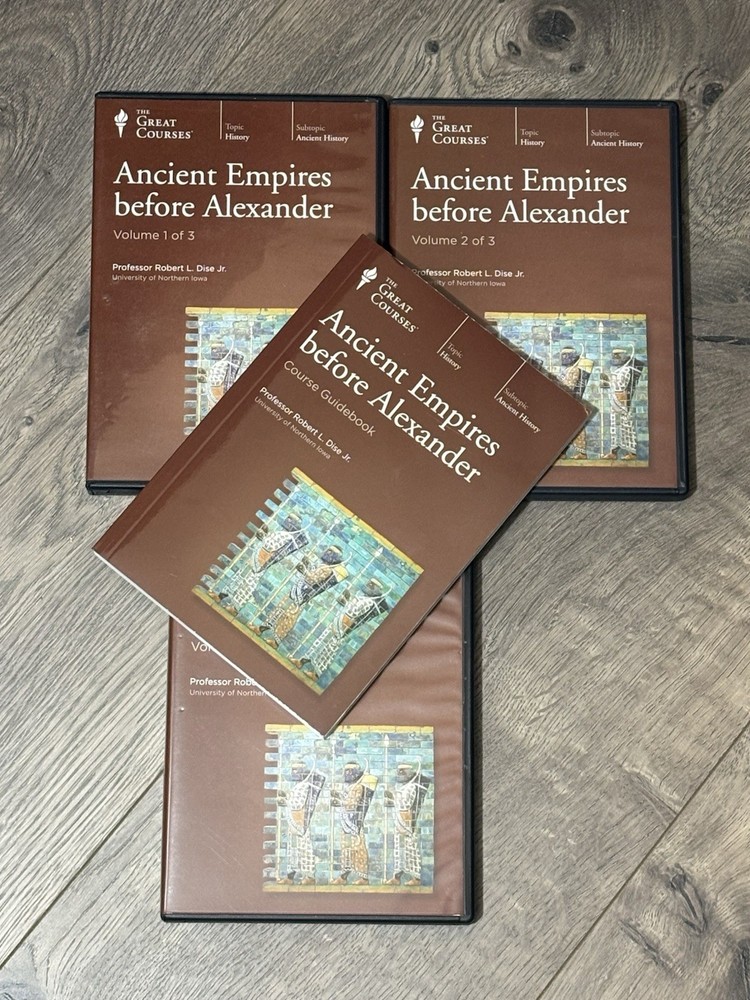 The Great Courses Ancient Empires Before Alexander. R. Dise 18 CD & Guidebook LN