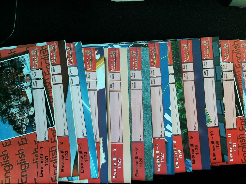 ACE English 3 Grade 11 COMPLETE PACEs 1121-1132 + Sealed Keys + In His Steps