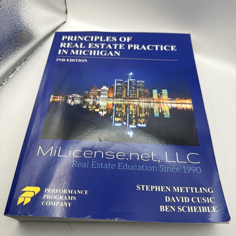 Principles of Real Estate Practice in Michigan: 2nd Edition by , paperback
