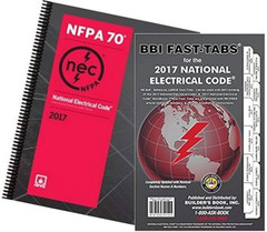 NFPA 70 National Electrical Code NEC 2017 Edition Spiral BBI Tab USA Stock