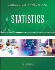 Statistics by Terry Sincich and James T. McClave (13th Edition, Hardcover)
