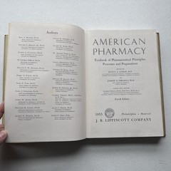 American Pharmacy By Rufus A. Lyman & Joseph B. Sprowls 1955 Hardcover Book