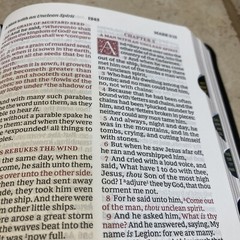 KJV Sovereign Collection Bible, Personal Size, Red Letter Edition INDEXED