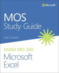 MOS Study Guide for Microsoft Excel Exam MO-200 – Paperback – GOOD