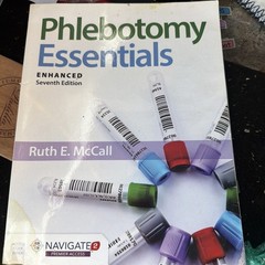 Phlebotomy Essentials by Ruth E. McCall (2020, Trade Paperback)