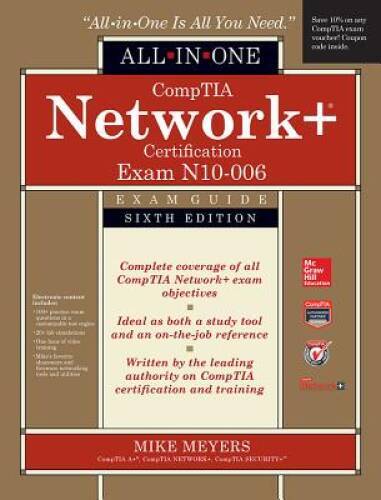 CompTIA Network+ All-In-One Exam Guide, Sixth Edition (Exam N10-006) – GOOD