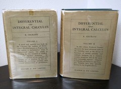 Differential and Integral Calculus ~ R Courant ~ Complete Hardcover Set Lot