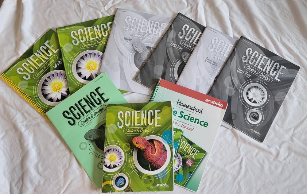 Abeka Grade 7 Science Order & Design, 2nd Edition (Current), Complete Set,