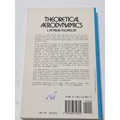 Theoretical Aerodynamics L.M. Milne Thomson Engineering Physics Book