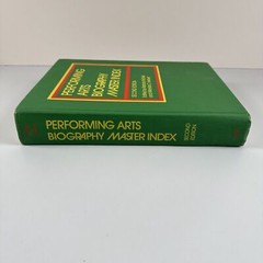Performing Arts Biography Master Index – B. McNeil M. Herbert (1981) HC 2nd Ed