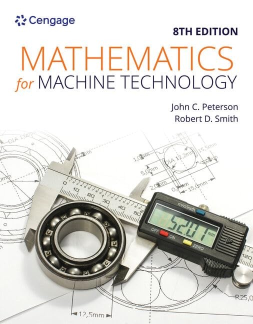Mathematics for Machine Technology (MindTap Course List)