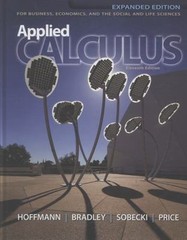 Applied Calculus: For Business, Economics, and the Social and Life Sciences, 11