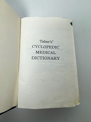 Tabers Cyclopedic Medical Dictionary 13th Edition 1977 Hardcover F A Davis
