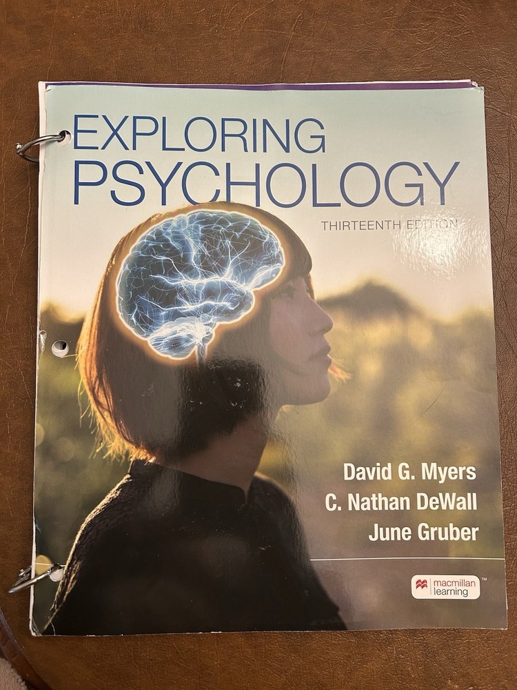 Macmillan Learning Exploring Psychology 13th Ed Loose-Leaf Text Myers-Damaged