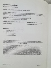 Agile Data Warehouse Design Collaborative Dimensional Modeling Corr 2013 PB