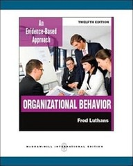 New Organizational Behavior by Fred Luthans 12th INTL ED9780071289399