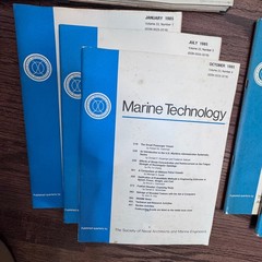 Vintage Marine Engineering Lot Diesel Practice SNAME Journal Bulletins 1976 1985