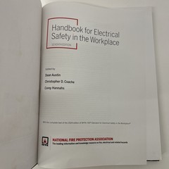 NFPA 70E Handbook for Electrical Safety in the Workplace 2024 Hardcover