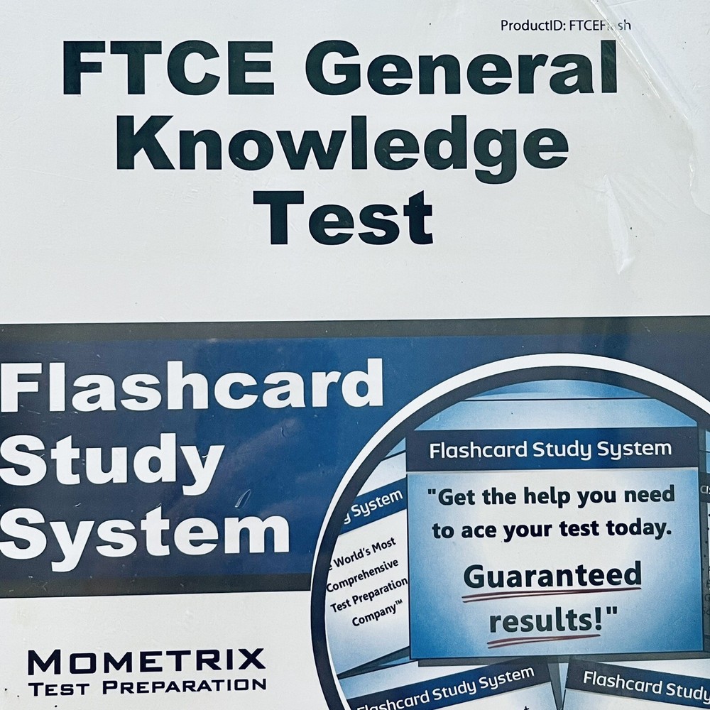 NEW FTCE General Knowledge Test Flashcard Study System Mometrix Media Perf Cards