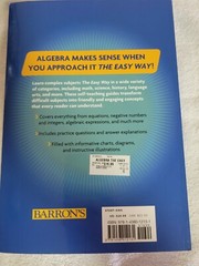 Barron’s Easy Way Ser.: Algebra: the Easy Way by Douglas Downing (2019, Trade…