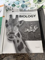 Apologia Biology 3rd Ed Text, Student, Solutions/test books. No Writing