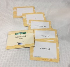 SAXON PHONICS & SPELLING / LETTER DECK / 80 CARDS / GRADE 2