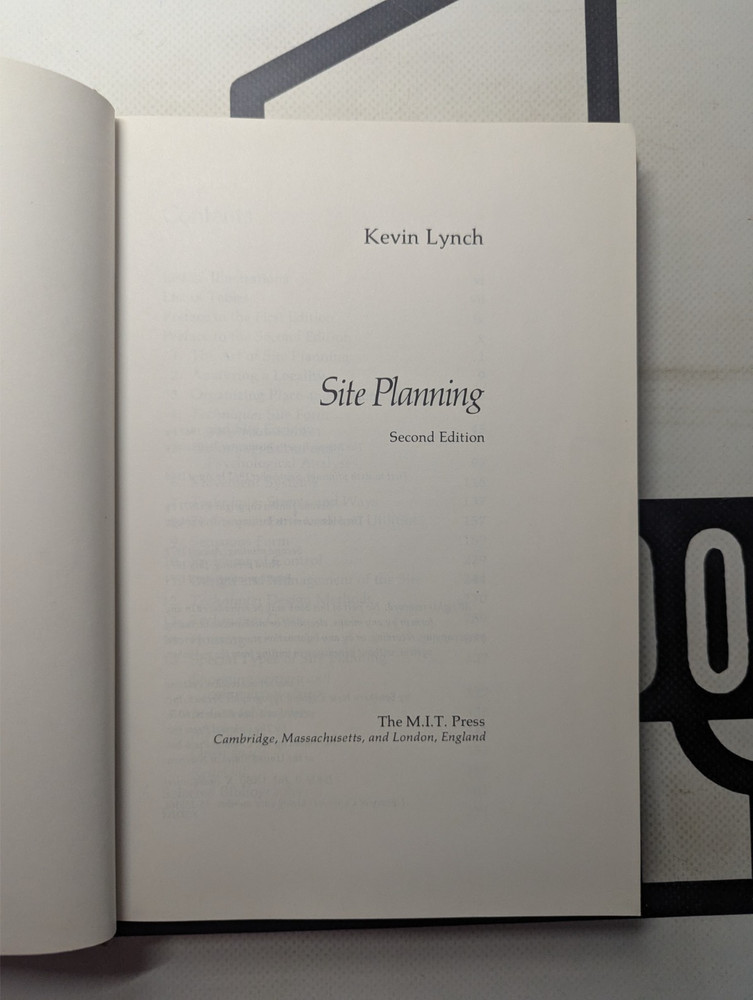 Site Planning Second Edition by Kevin Lynch 1974 Hardcover Vintage! Textbook