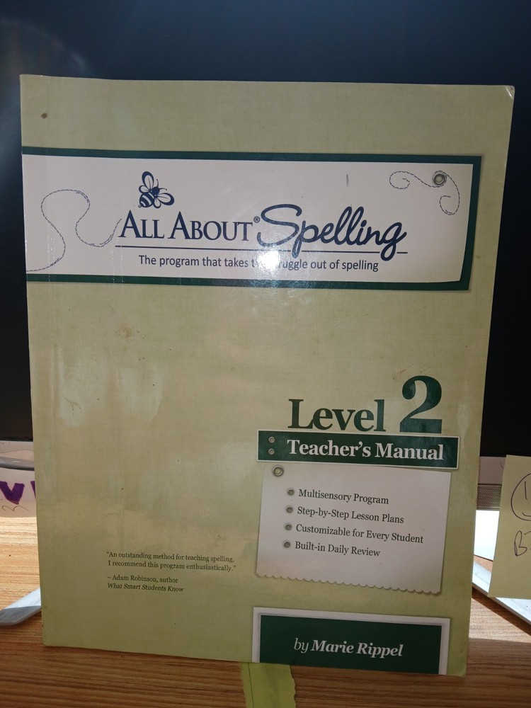 All About Spelling Level 2 Teachers Manual