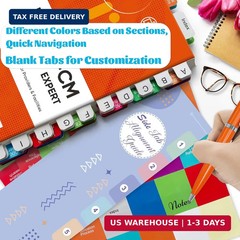 Index Tabs for AAPC Version ICD-10-CM 2025, Upgraded Complete Book Tabs Set (Boo