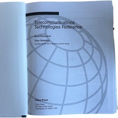 Telecommunications Tech Reference Book ISDN T1 ATM SONET Retro 90s Academia Art