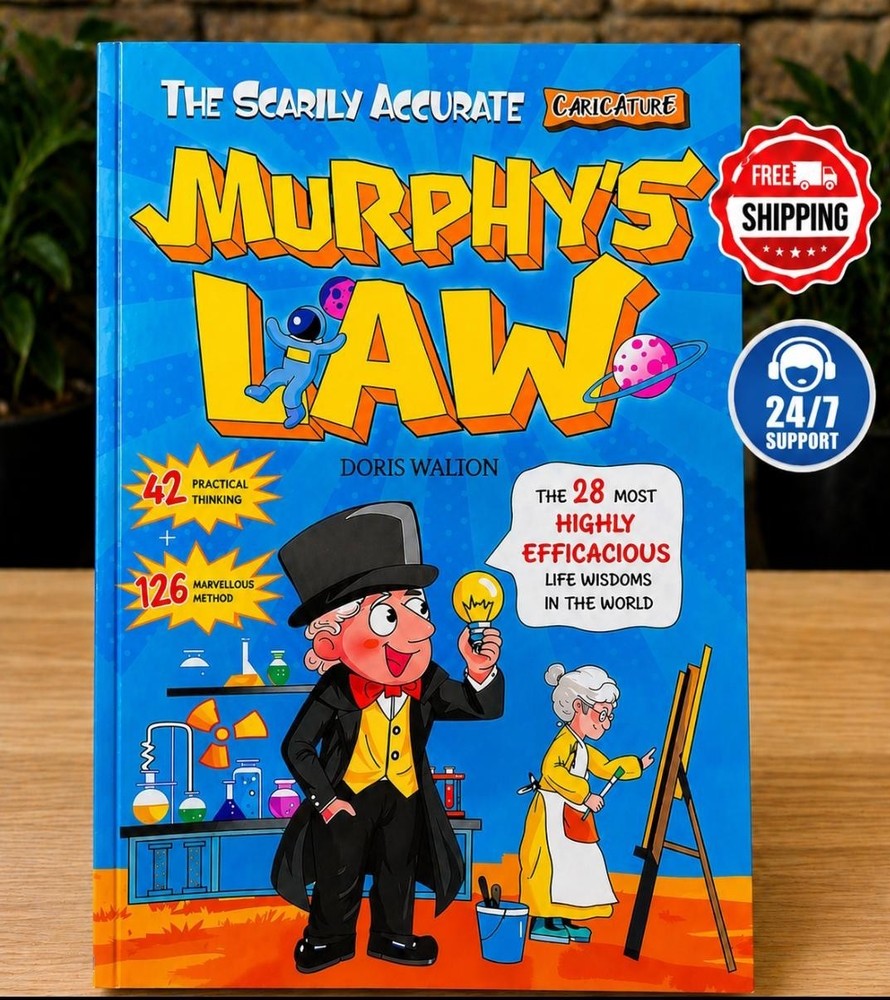 Murphy’s Laws Book – Funny Life Rules, Wisdom & Humor Guide Book