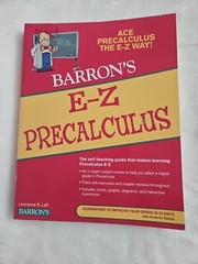 Barron’s Education Series Inc, E-Z Precalculus by Peter Eisen Textbook, Like New