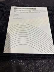 Student Solutions Manual For Engineering Statistics, The Industrial Experience