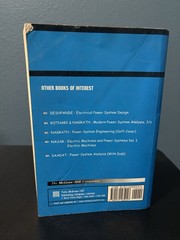 Power System Analysis PB 2014 Reprint John Grainger William Stevenson Jr Indian