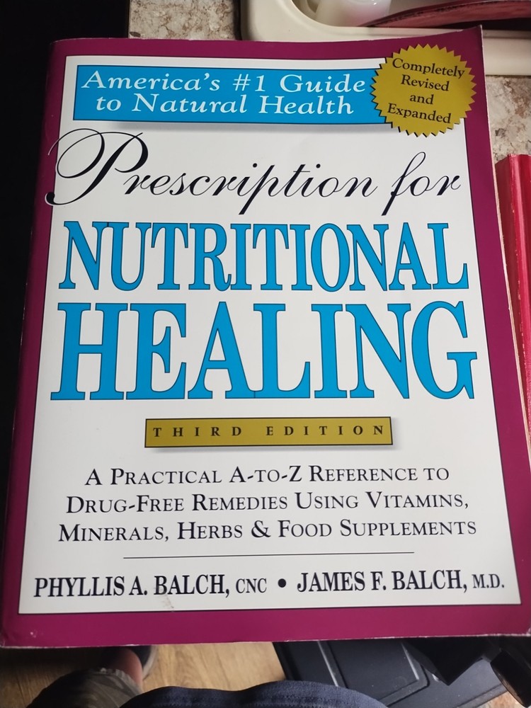Prescription for Nutritional Healing 3rd Edition, Paperback, by Balch EXCELLENT