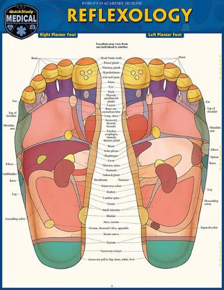 Reflexology: A Quickstudy Laminated Reference Guide by Vincent Perez Paperback B